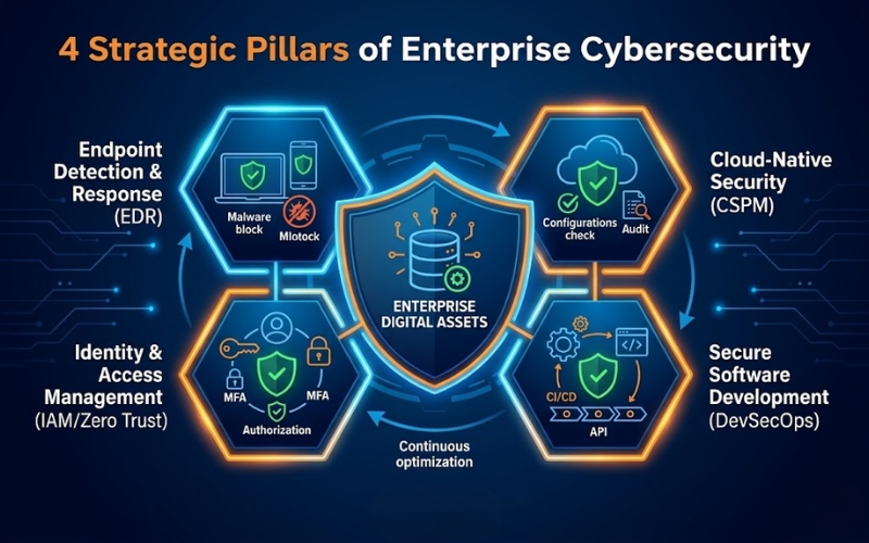 Core Pillars of Modern Cybersecurity Solutions